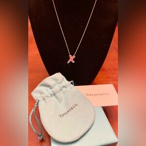 Tiffany & Co. Silver Graffiti X Necklace